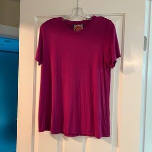 Johnny Was Crew Neck Swing Tee Size S